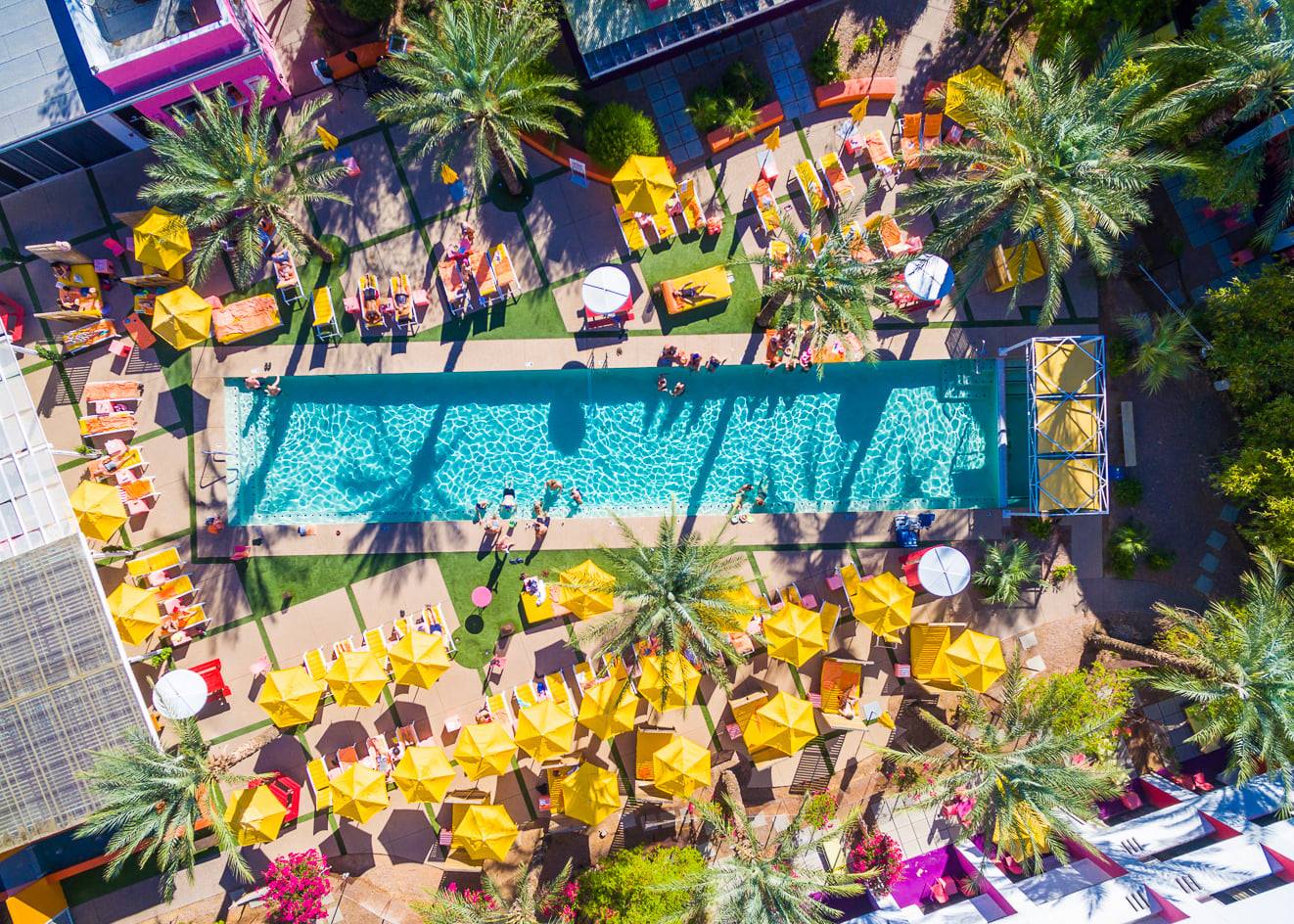 The Saguaro Hotel brims with colorful charm
