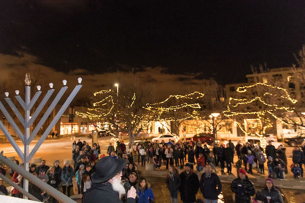 Cherry Creek Menorah Lighting 2021