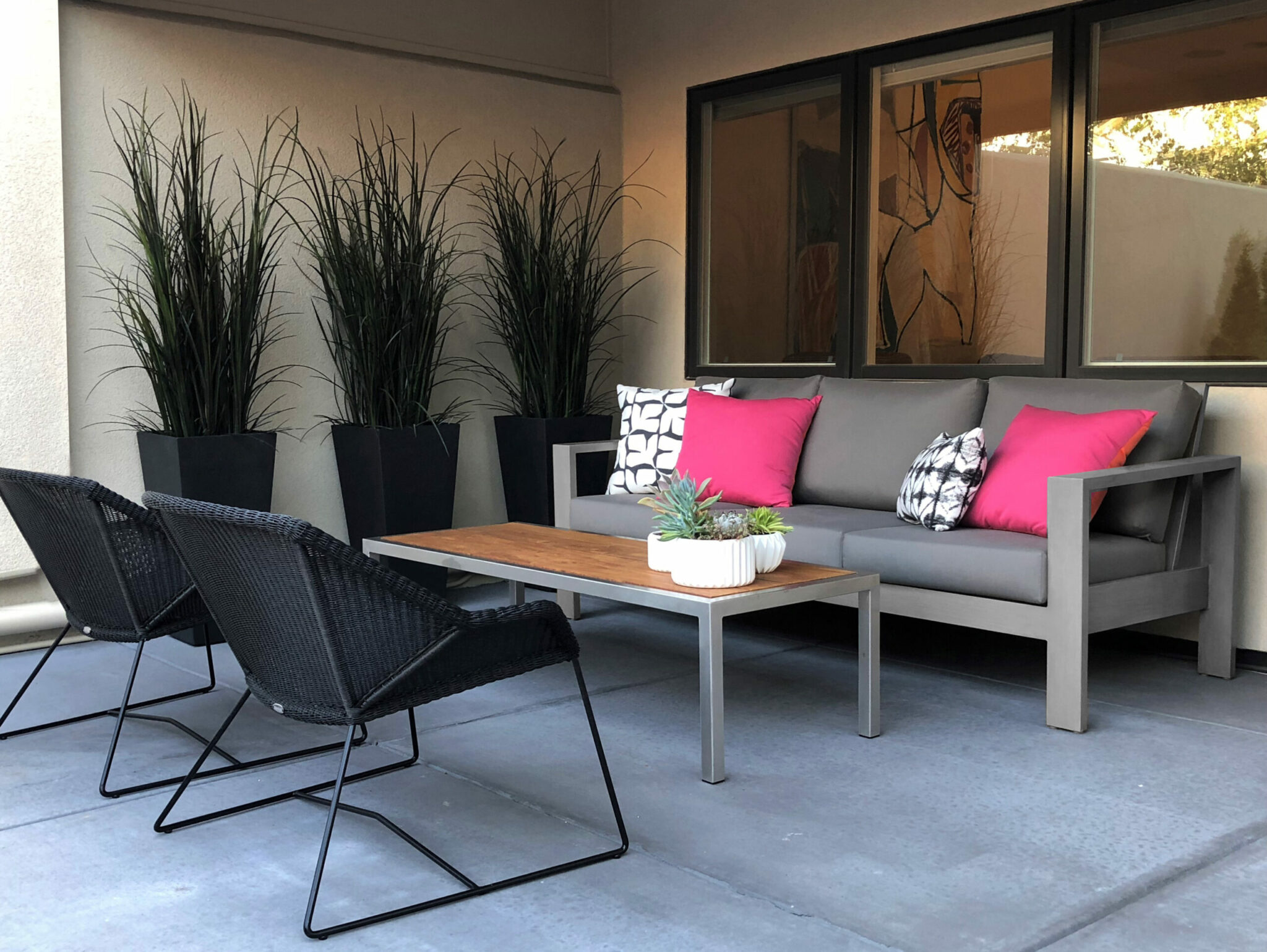 Creative Living Denver Colorado Cherry Creek Magazine Outdoor furniture design patio design Micheline Stone