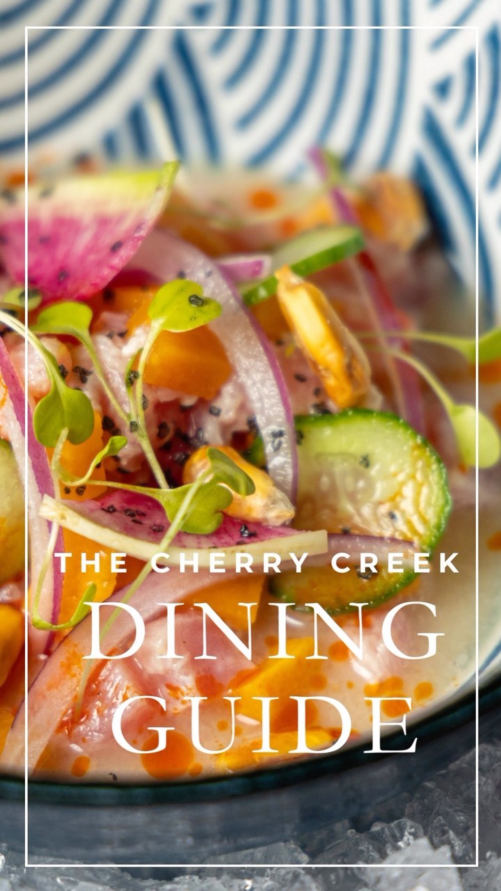 Have you read our Dining Guide? We have the scoop on the can’t miss, must try dishes in Cherry Creek. Where to eat, what to order, and what to sip…it’s all covered in our latest issue. Read it today. Link in bio. 
.
.
.
#cherrycreekeats #denverdining #303eats #5280eats