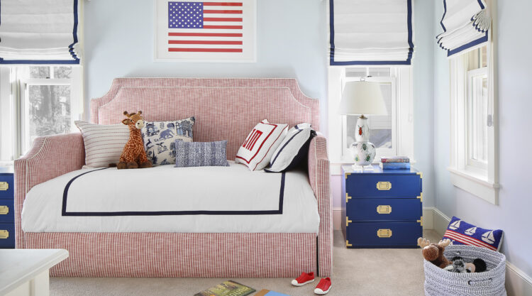 Preppy Kids Room Design in Denver